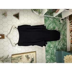 Bardot Black Off-Shoulder Dress with Flared Sleeves - Size - 4 - NWT